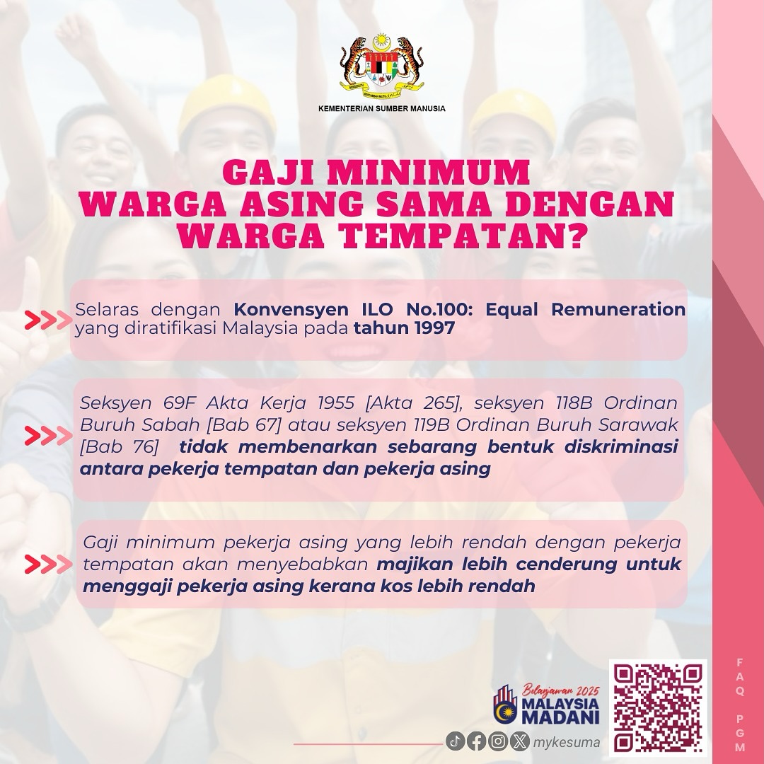 Kenaikan Kadar Gaji Minimum Rm Berkuatkuasa Mulai Februari