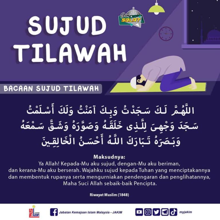 Sujud Sajadah Tilawah Bacaan Hukum Tatacara Tcer My