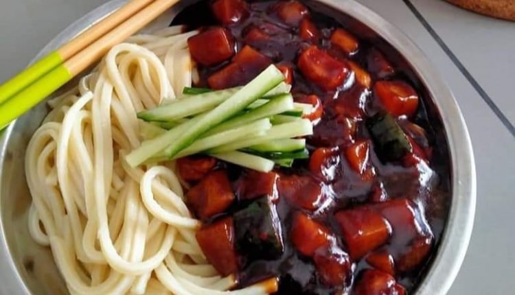 Resepi Jjajangmyeon (Blackbean Noodles) - TCER.MY