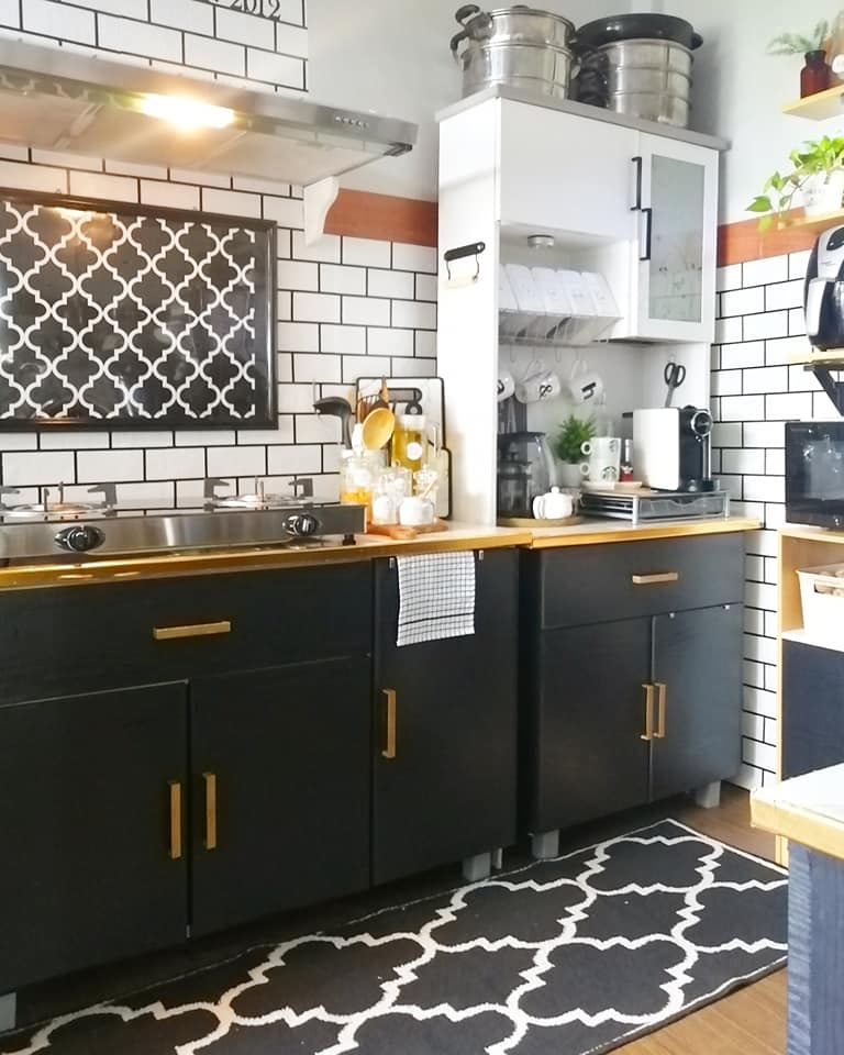 MAKEOVER DAPUR  HANYA GUNAKAN WALLPAPER  TCER MY