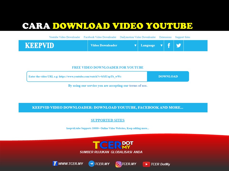 Cara Download Video Youtube Lengkap Step By Step - TCER.MY