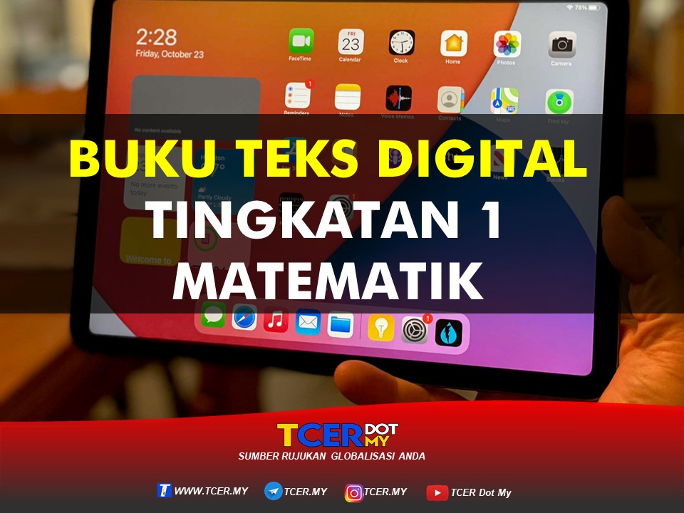 Buku Teks Digital Subjek Matematik Tingkatan 1  TCER.MY