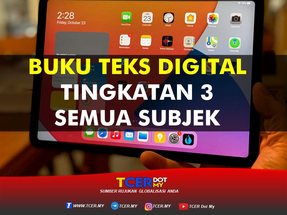 HIMPUNAN Buku Teks Digital Tingkatan 3 Semua Subjek  TCER.MY