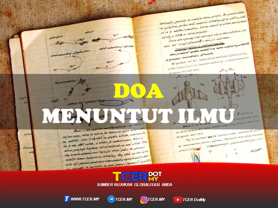  Doa Menuntut Ilmu  TCER MY