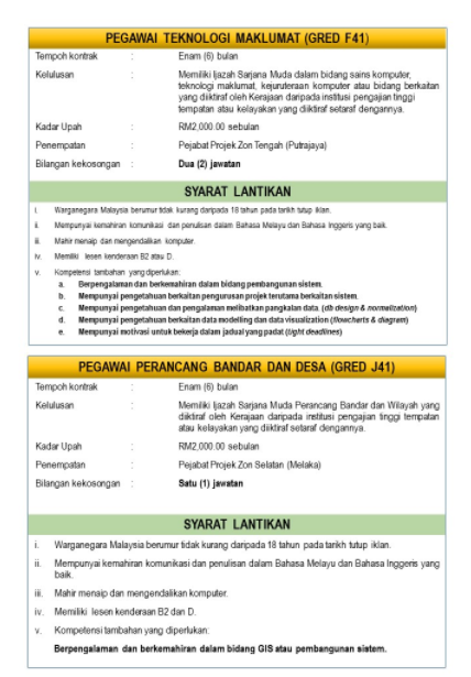 Jawatan Kosong Di Jabatan Perancangan Bandar Dan Desa ...