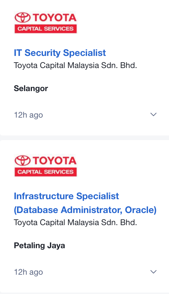 Jawatan Kosong Di Toyota Capital Malaysia Sdn Bhd - TCER.MY