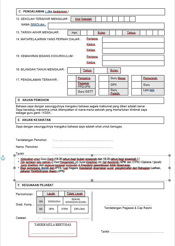 Guru Ganti MyStep KPM 2023 Mohon Sekarang! - TCER.MY