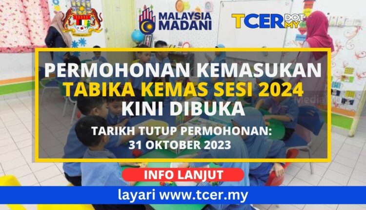 Permohonan Kemasukan Tabika Kemas Sesi 2024 Tcermy 