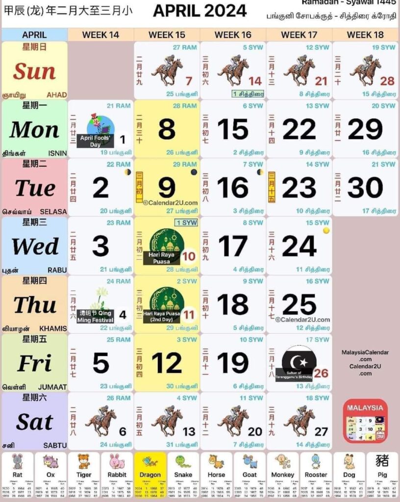 Calendar 2025 Raya Aidilfitri 