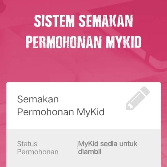 Permohonan MyKid Dibuka Semula Di Semua Pejabat JPN Mulai 29 Julai 2