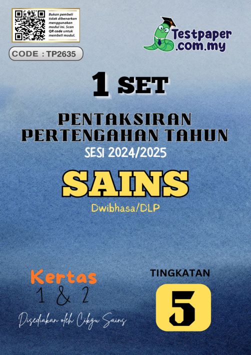 PENTAKSIRAN PERTENGAHAN TAHUN PPT KERTAS 1 DAN 2 SAINS TINGKATAN 5 ( 2024-2025) 1