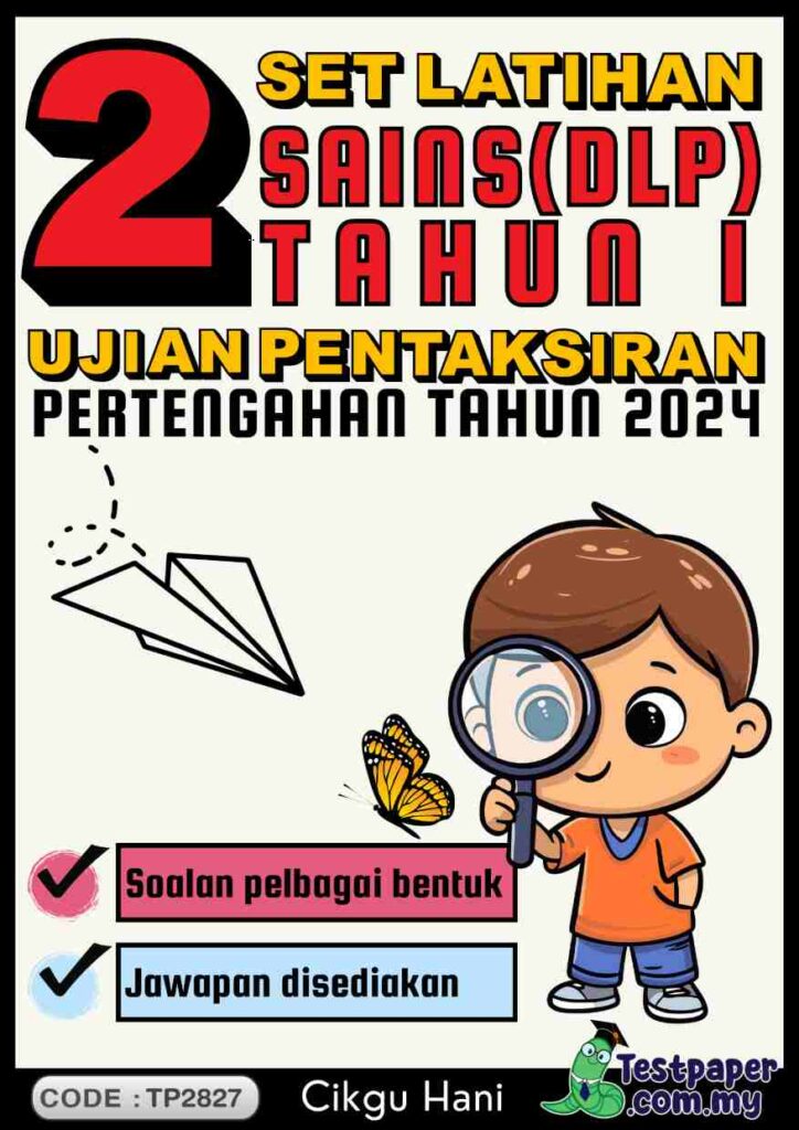 Soalan PBD Sains Tahun 1