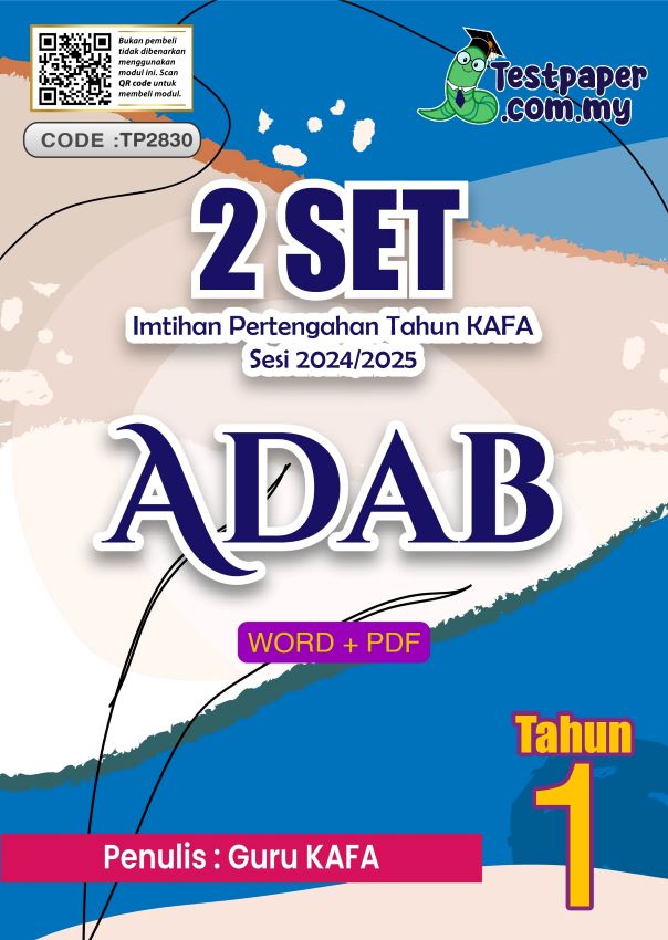 Soalan Adab Tahun 1