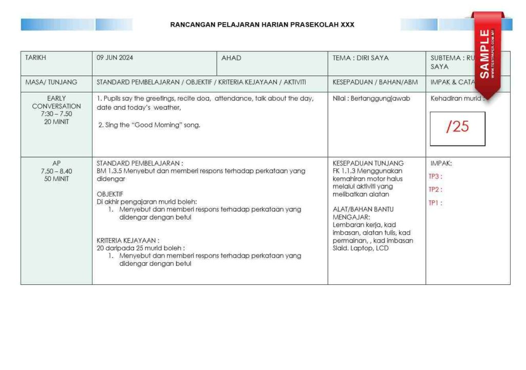 RPH PRASEKOLAH MINGGU 13 (RUMAH SAYA) TAHUN 2024 7