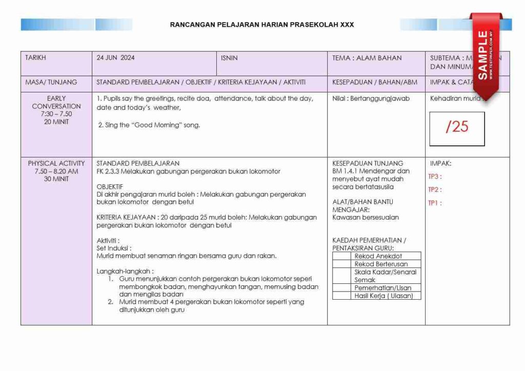 RPH PRASEKOLAH MINGGU 15 (MAKANAN DAN MINUMAN) BAGI TAHUN 2024 6