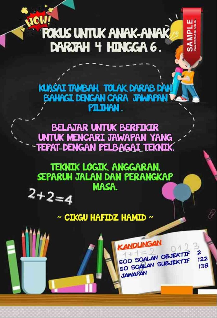 500 SOALAN MATEMATIK TAHAP 2 BAHAGIAN OBJEKTIF 2