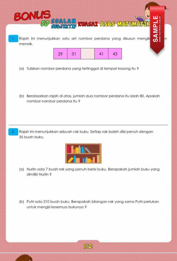 500 SOALAN MATEMATIK TAHAP 2 BAHAGIAN OBJEKTIF 4