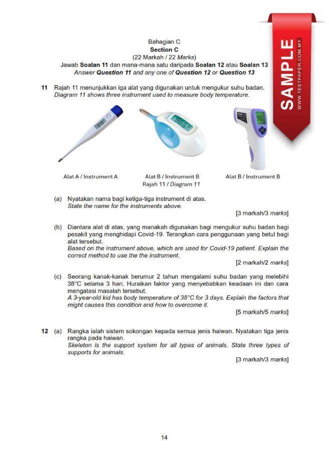 PENTAKSIRAN PERTENGAHAN TAHUN PPT SAINS TINGKATAN 4 KERTAS 1 DAN 2 ( 2024-2025) 6