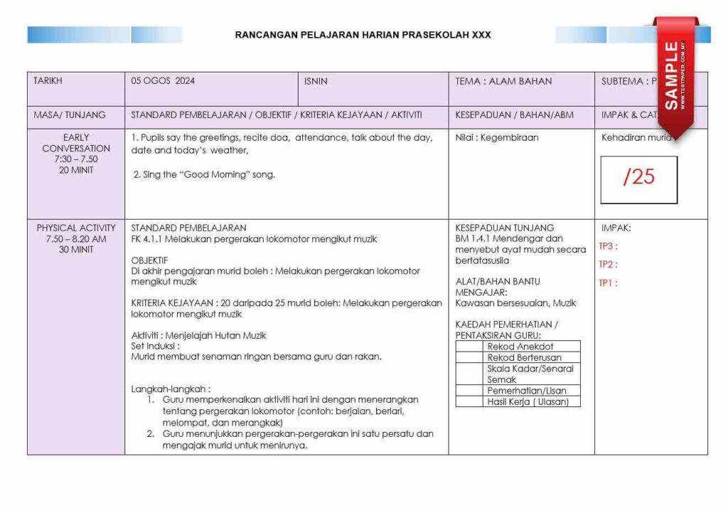 RPH PRASEKOLAH 2024 MINGGU 21 - PASIR 1