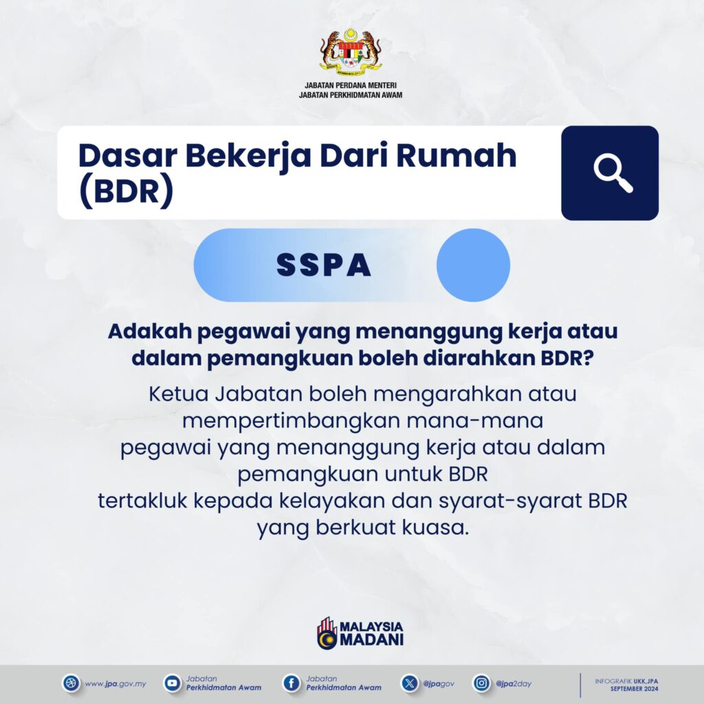 Kemudahan Dasar Bekerja Dari Rumah (BDR) SSPA 5