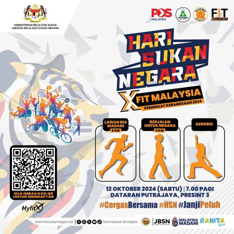 Hari Sukan Negara 2024 Peringkat Kebangsaan & Negeri 3