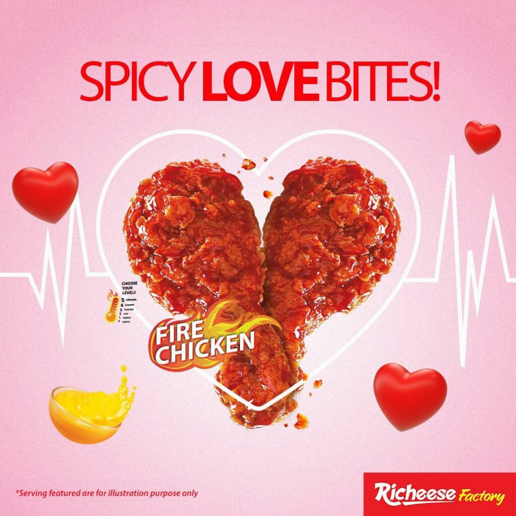 Menu Di Richeese Factory Dengan Tahap Kepedasan Sehingga Level 5! 3