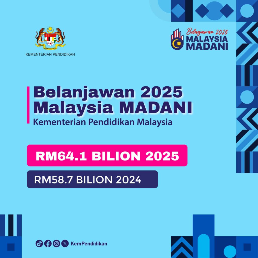 Senarai Peruntukan Belanjawan 2025 Malaysia MADANI KPM & KPT 1