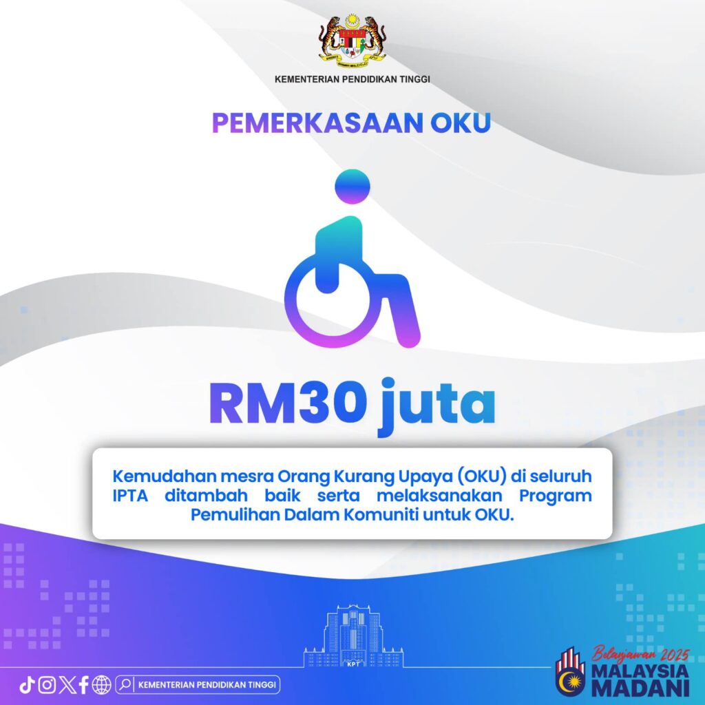 Senarai Peruntukan Belanjawan 2025 Malaysia MADANI KPM & KPT 19