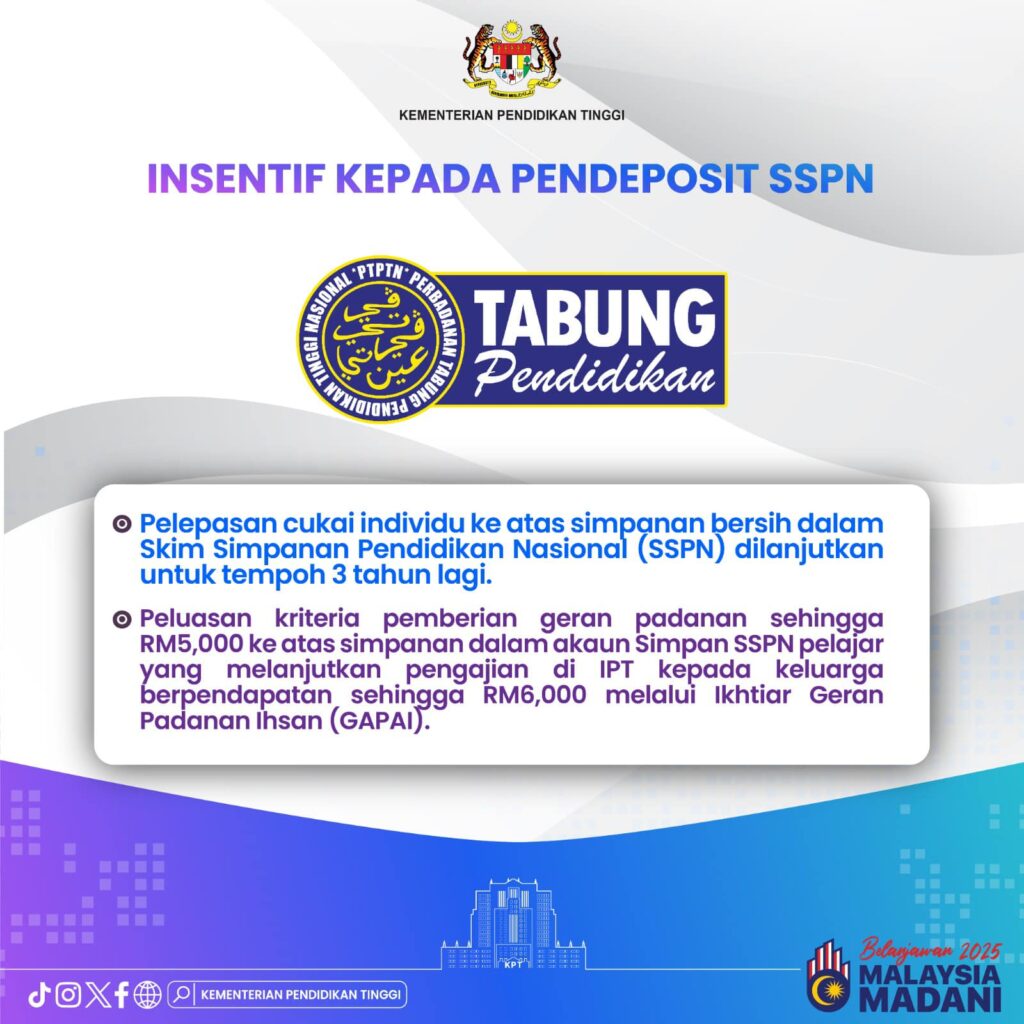 Senarai Peruntukan Belanjawan 2025 Malaysia MADANI KPM & KPT 25