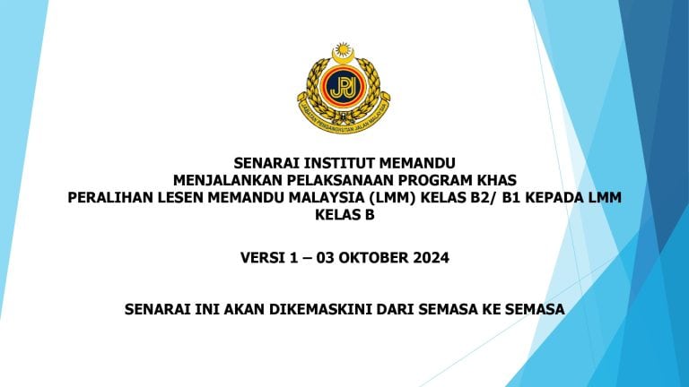 Senarai Institut Memandu (IM): 139 IM Seluruh Malaysia Mengikut Negeri 3