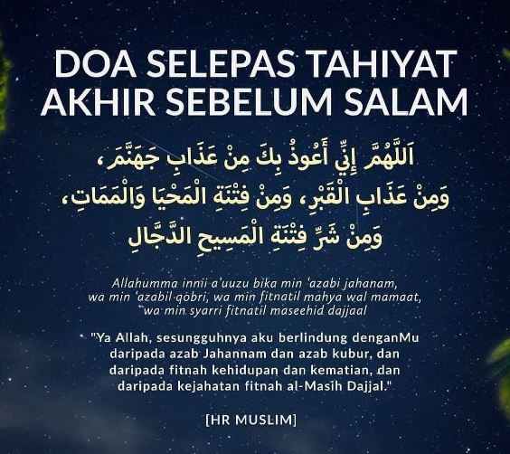 Tahiyat Akhir: Bacaan, Posisi Duduk & Amalan Doa Sebelum Salam 3