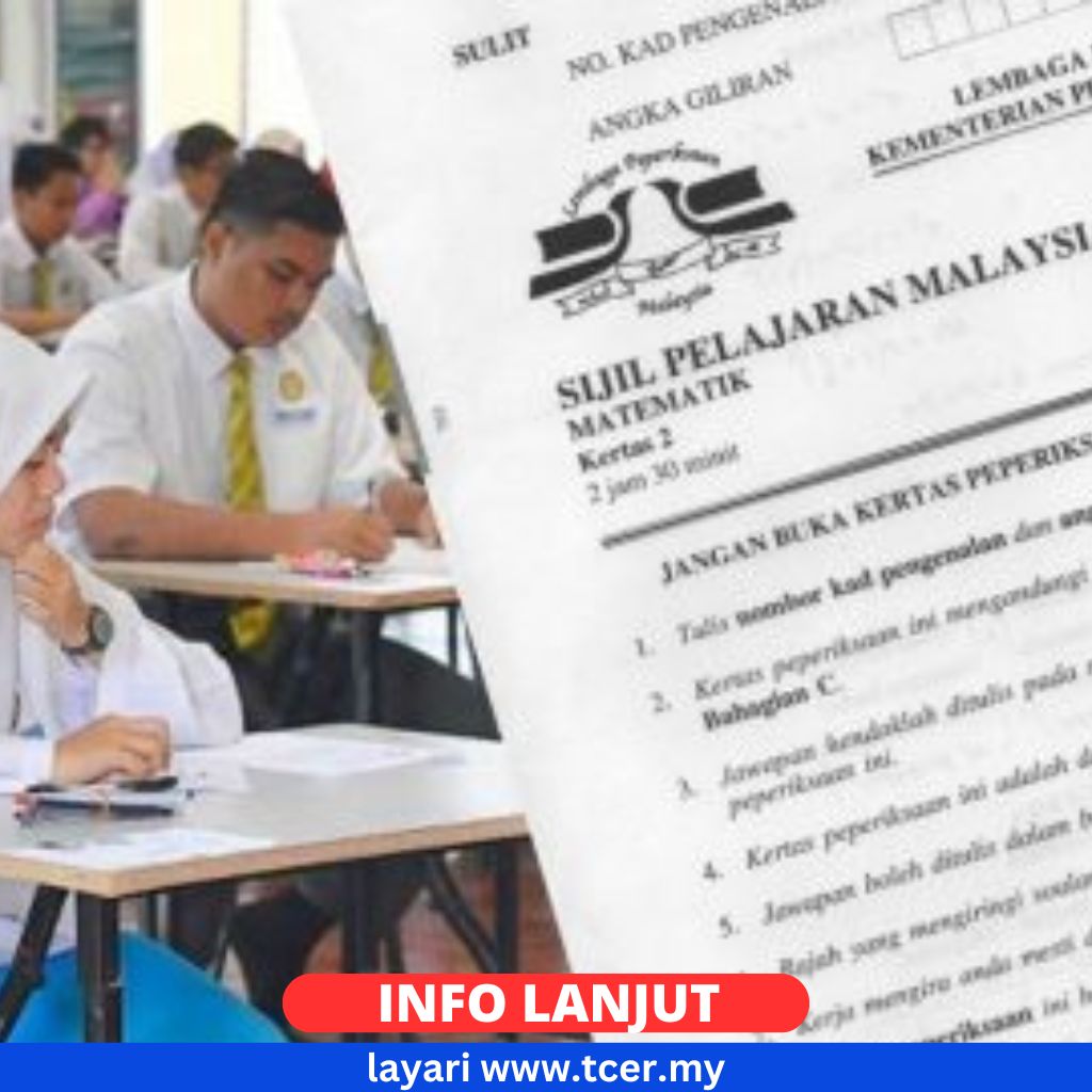 Himpunan Kertas Percubaan SPM 2024 Matematik Mengikut Negeri TCER.MY