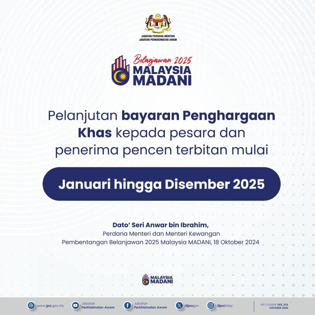 Pemberian Penghargaan Khas Kepada Pesara (PKKP) Tahun 2025 1