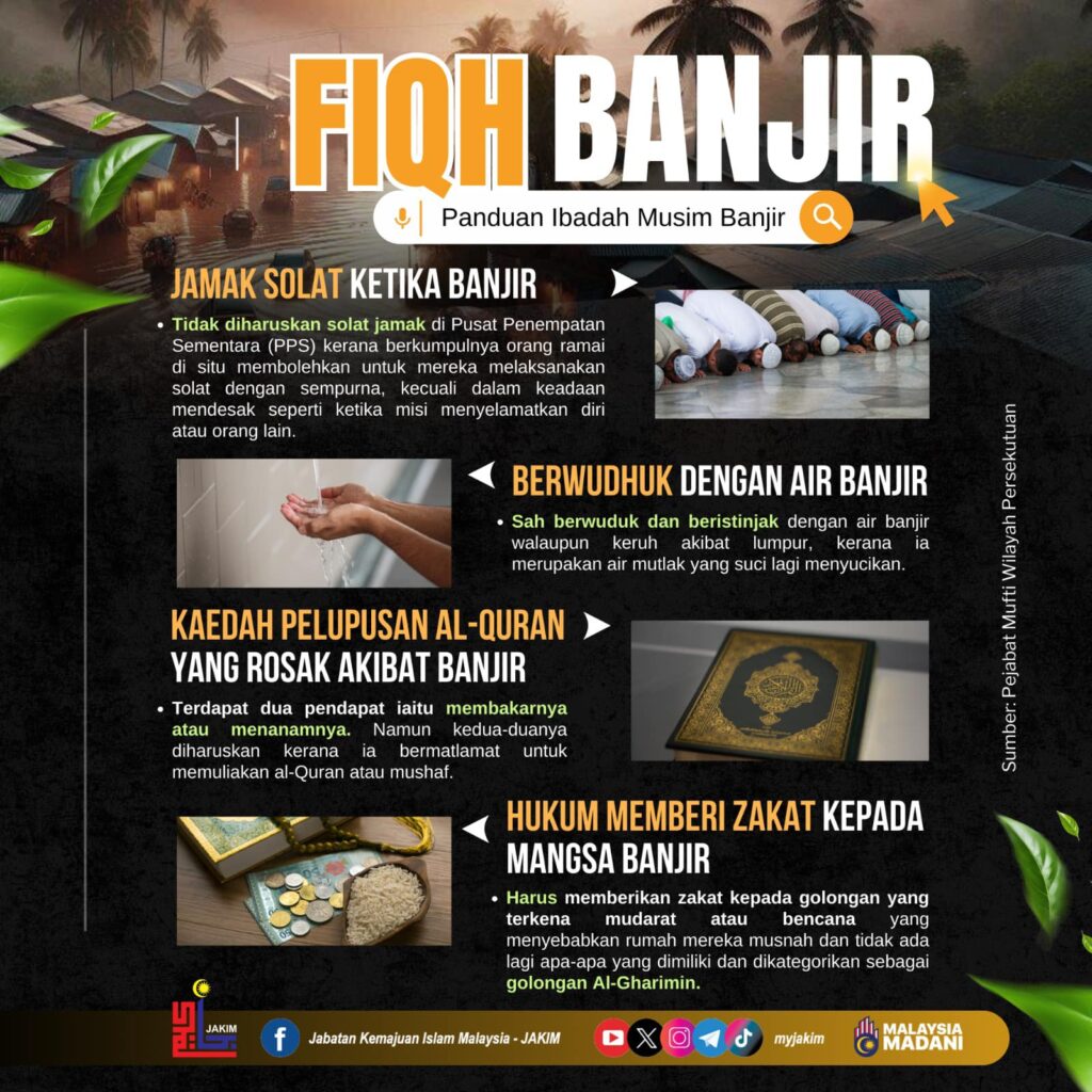 Fiqh Banjir: Panduan Melaksana Ibadah Ketika Musim Banjir 1