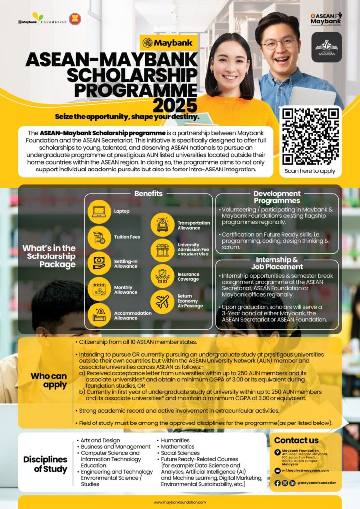 Permohonan Biasiswa ASEAN-Maybank Scholarship 2025 1