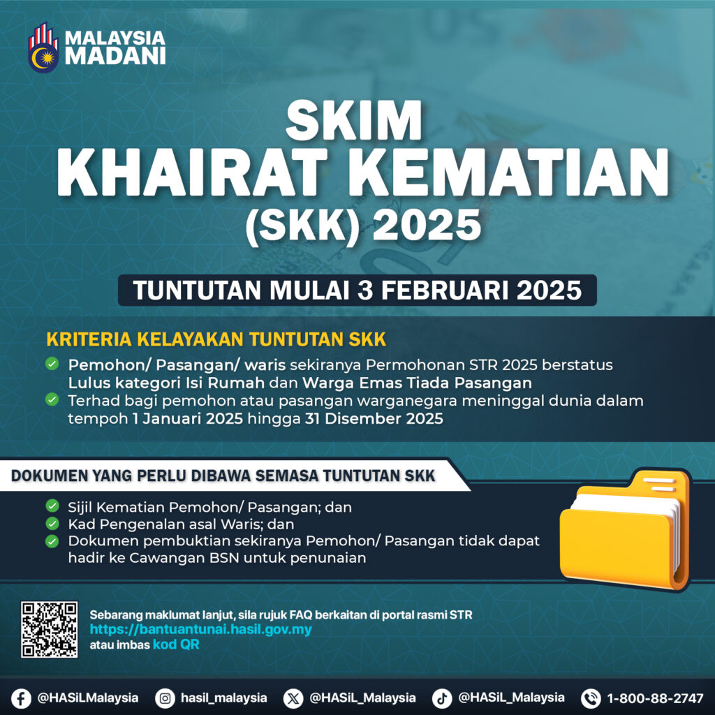 Skim Khairat Kematian STR 2025: Kriteria Kelayakan & Cara Tuntutan 1