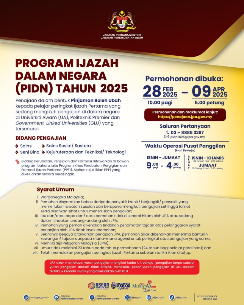 Permohonan Penajaan Program Ijazah Dalam Negara 2025 1